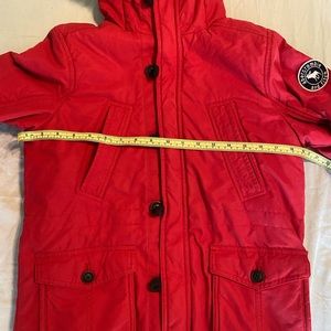 Abercrombie and fitch youth 13/14 lined parka